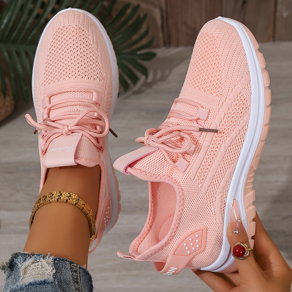 Damen Komfort-Sneaker für Freizeit & Sport – Atmungsaktive Low-Top Schuhe