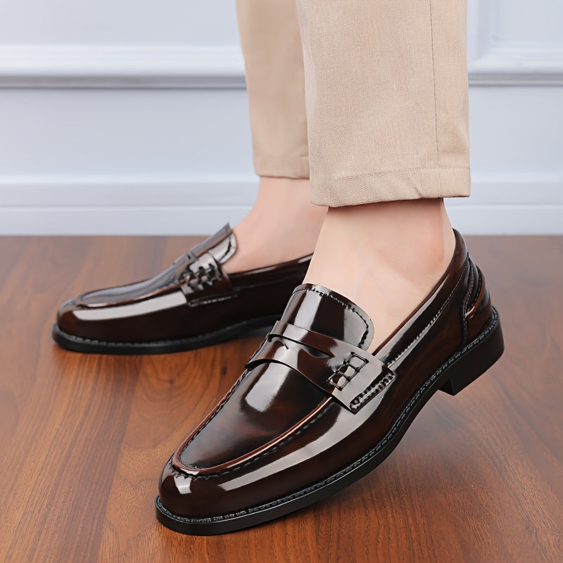 Herren Penny Loafer – Klassischer eleganter Business- und Anzugschuh