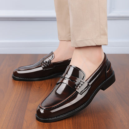 Herren Penny Loafer – Klassischer eleganter Business- und Anzugschuh