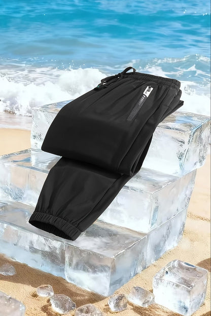 Herren Jogginghose Leicht Sommer Stil Strand Freizeit