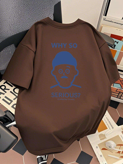 Herren T-Shirt mit Grafikdruck und Spruch – Lockerer Urban Style für Freizeit & Streetwear