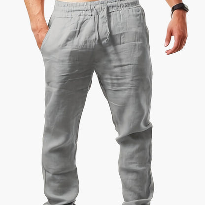 Herren Freizeithose mit Kordelzug – Leichte Sommerhose, Bequemer Schnitt, Perfekt für Alltag & Urlaub