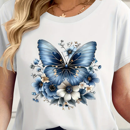 Damen Basic T-Shirt im Casual Look – Perfekt für Alltag & Freizeit