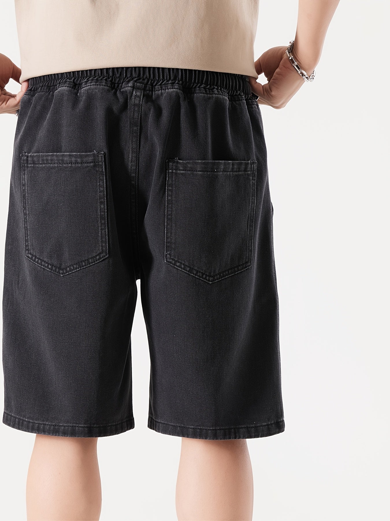 Herren Denim Shorts Lockerer Schnitt für Freizeit und Alltag