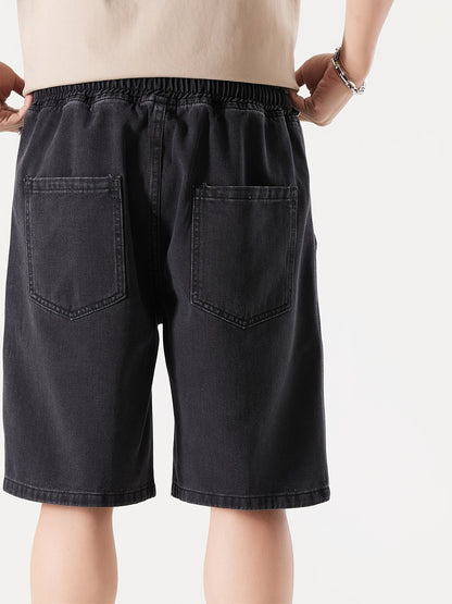 Herren Denim Shorts Lockerer Schnitt für Freizeit und Alltag