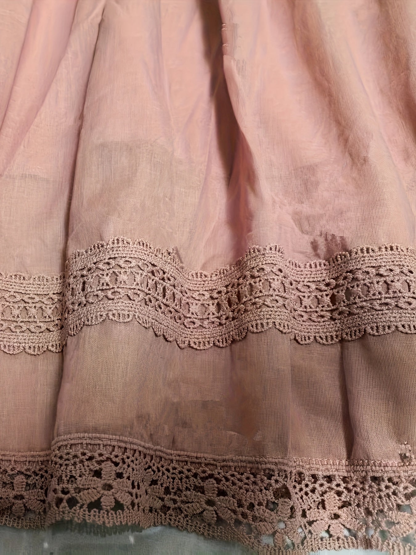 Damen Vintage Petticoat Unterrock mit Spitze – Eleganter Retro-Look für Kleider und Röcke