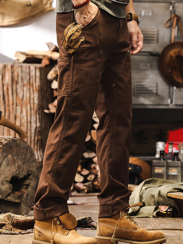 Herren-Freizeithose im robusten Workwear-Stil