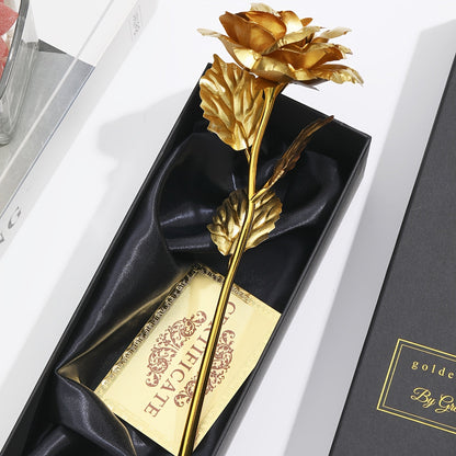 Muttertag Geschenk Deko-Rose im Luxus-Geschenkset für Damen – Ewige Kunstrose als stilvolles Präsent