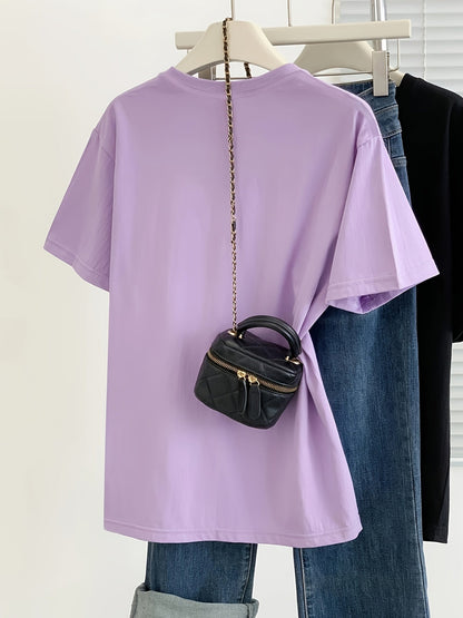 Damen Oversize Graphic T-Shirt California Casual Streetwear