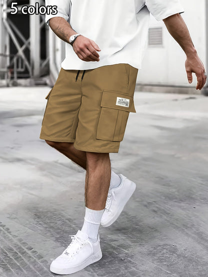 Herren Cargo Shorts Freizeit Streetwear mit Tasche – Lässige Sommer Bermuda für Alltag und Sport