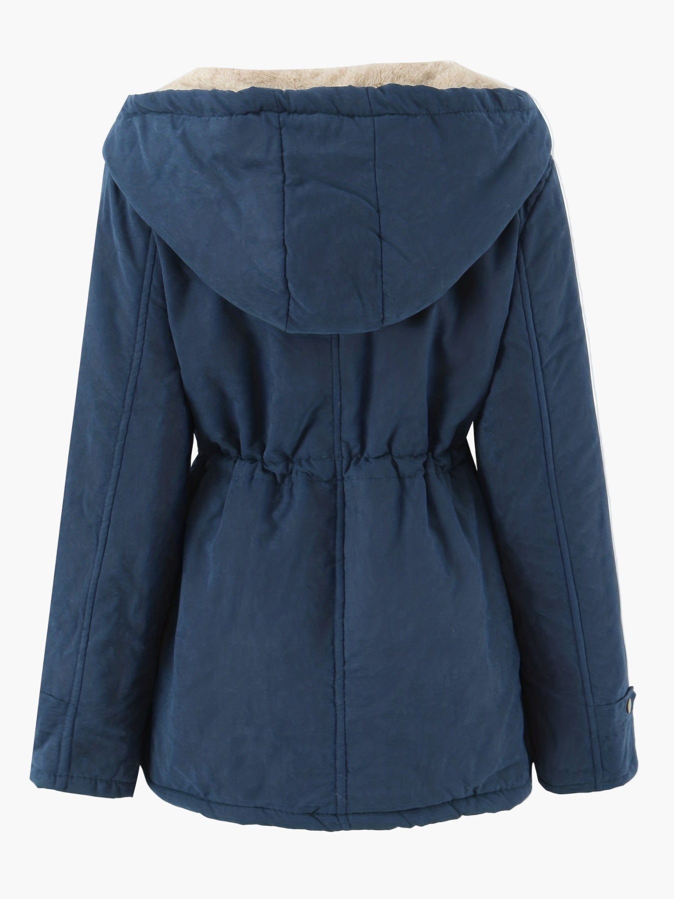 Damen Winterparka mit Kapuze und Fleece-Futter – Lässiger Outdoor-Mantel