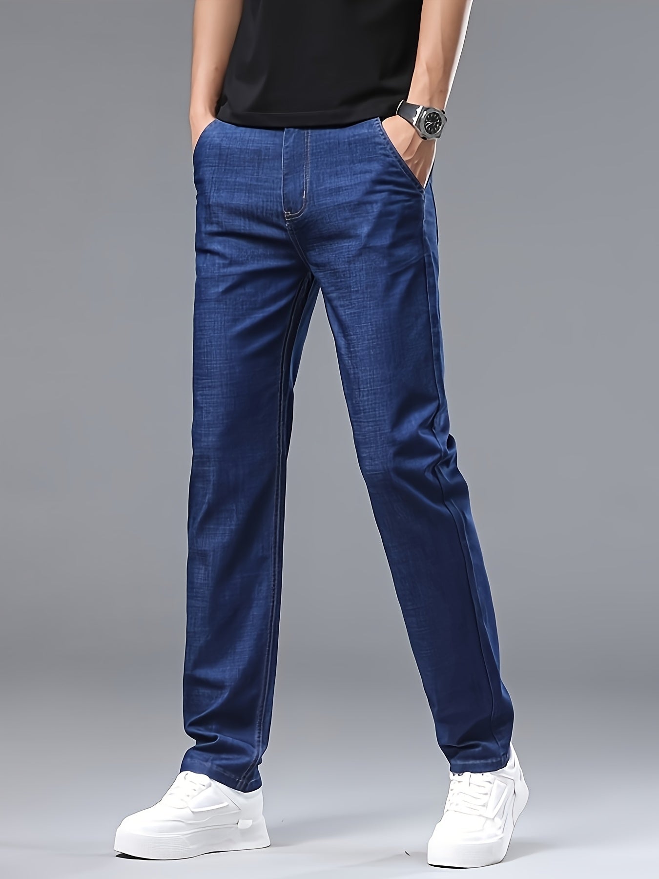 Herren Jeanshose Regular Fit – Modische Basic Jeans für Alltag und Freizeit