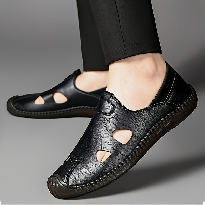 Herren Bequeme Sommer-Slipper mit Cut-Outs für Alltag & Freizeit