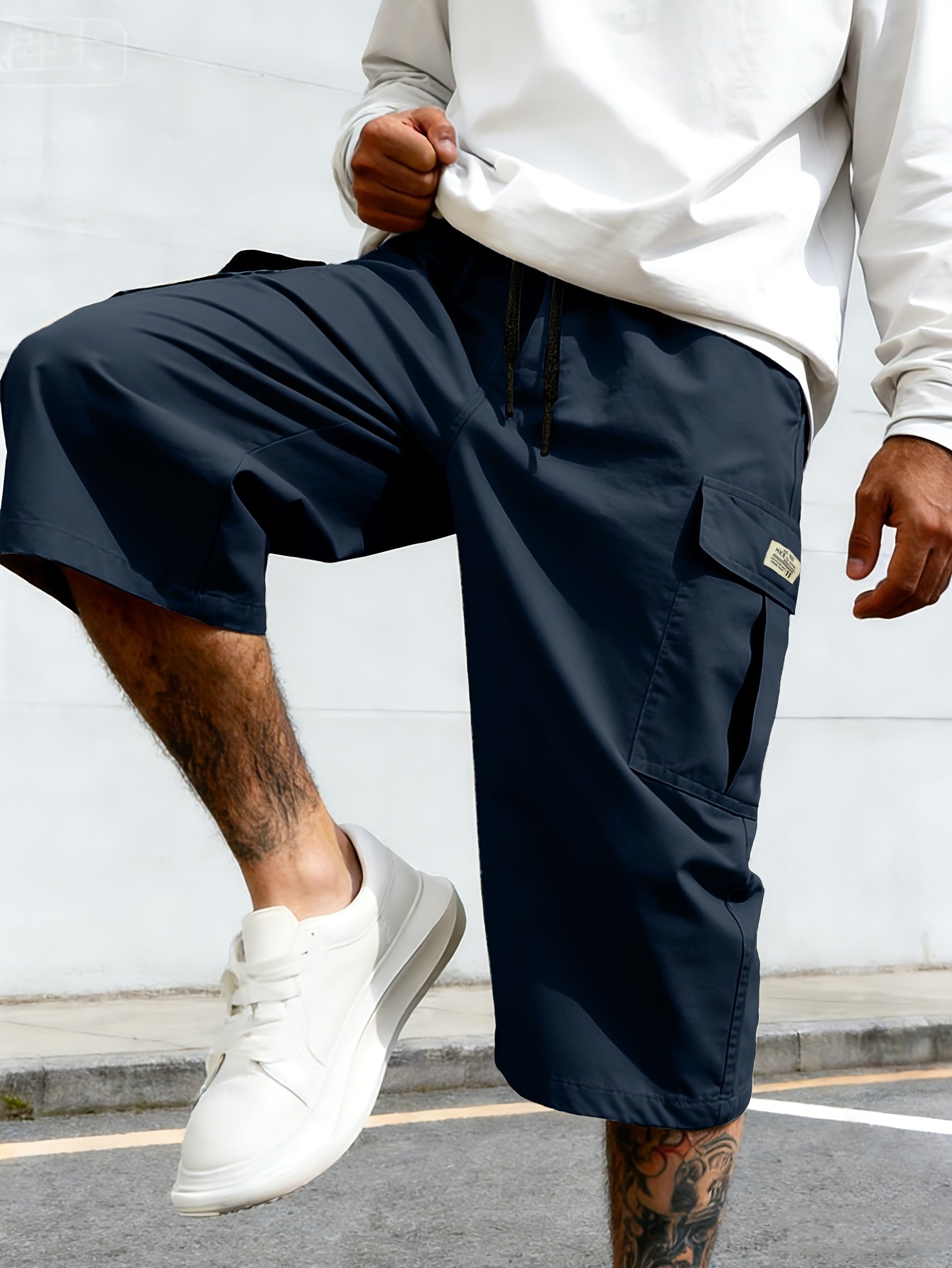 Herren Streetwear Cargo Shorts Freizeit Bermuda Urban Style