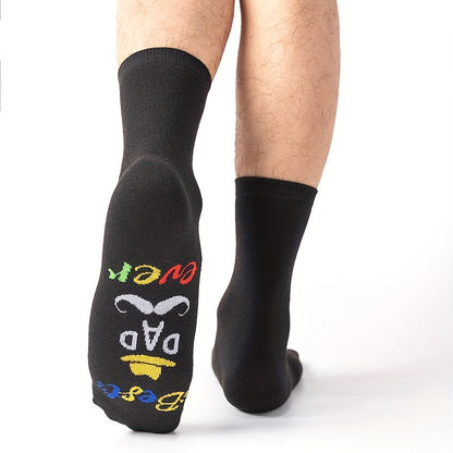 Herren Socken mit "Best Dad Ever" Motiv – Lustige Vatertags-Geschenkidee