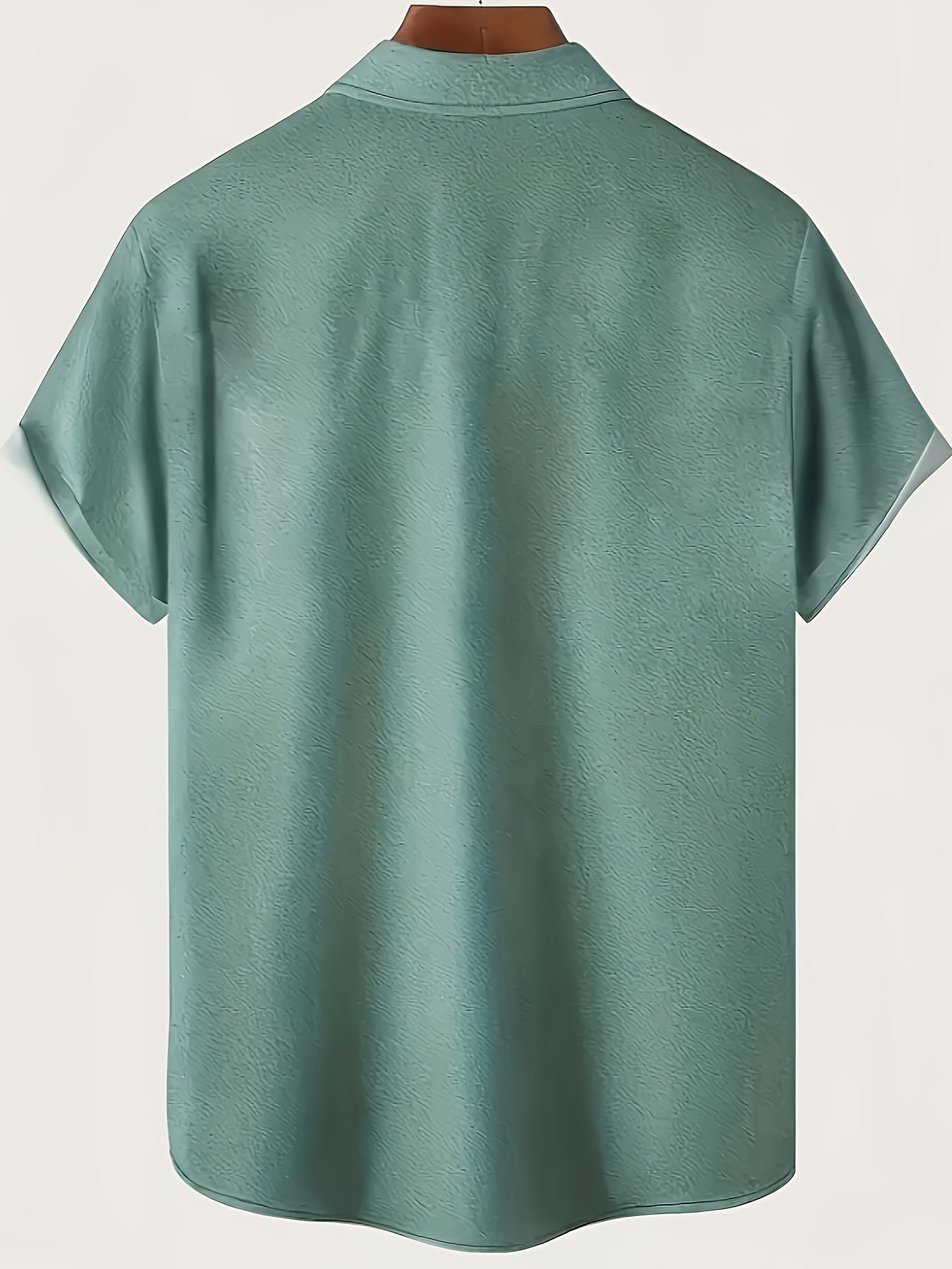 Herren Retro Strandhemd mit tropischem Print und Streifen – Perfekt für Urlaub und Sommer