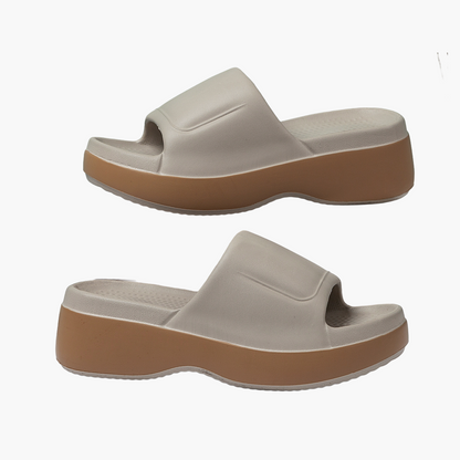 Damen Plateau-Slipper – Bequeme Sommerschuhe für Freizeit & Alltag