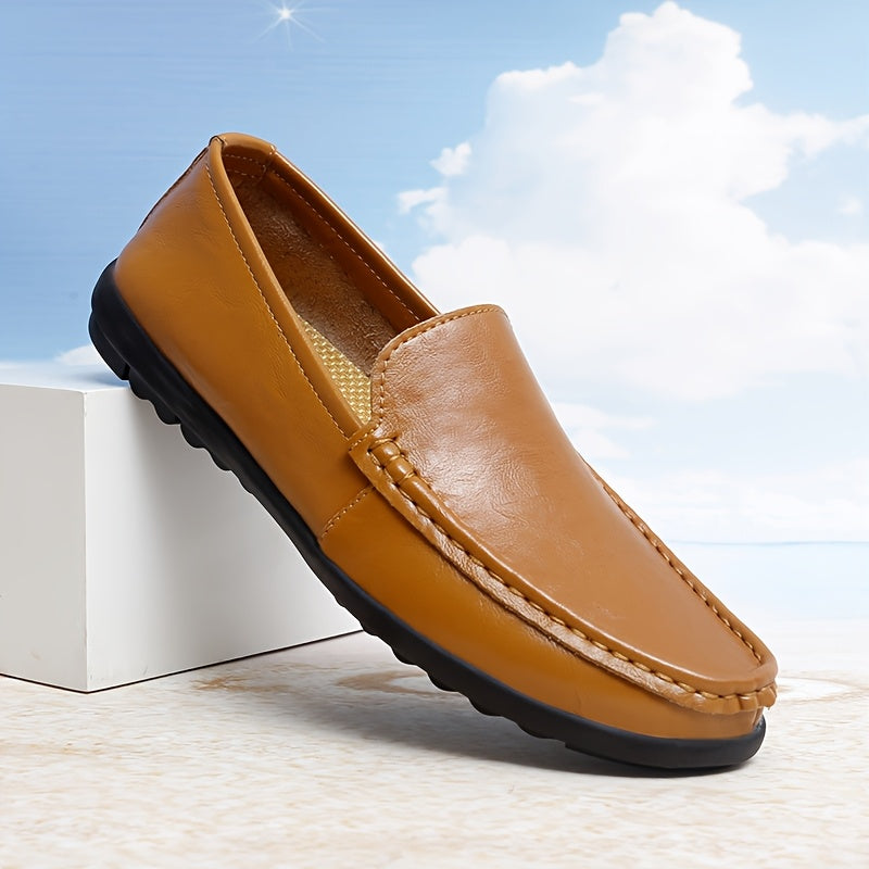 Herren Slip-On Loafer – Klassischer Komfortschuh für Alltag & Freizeit