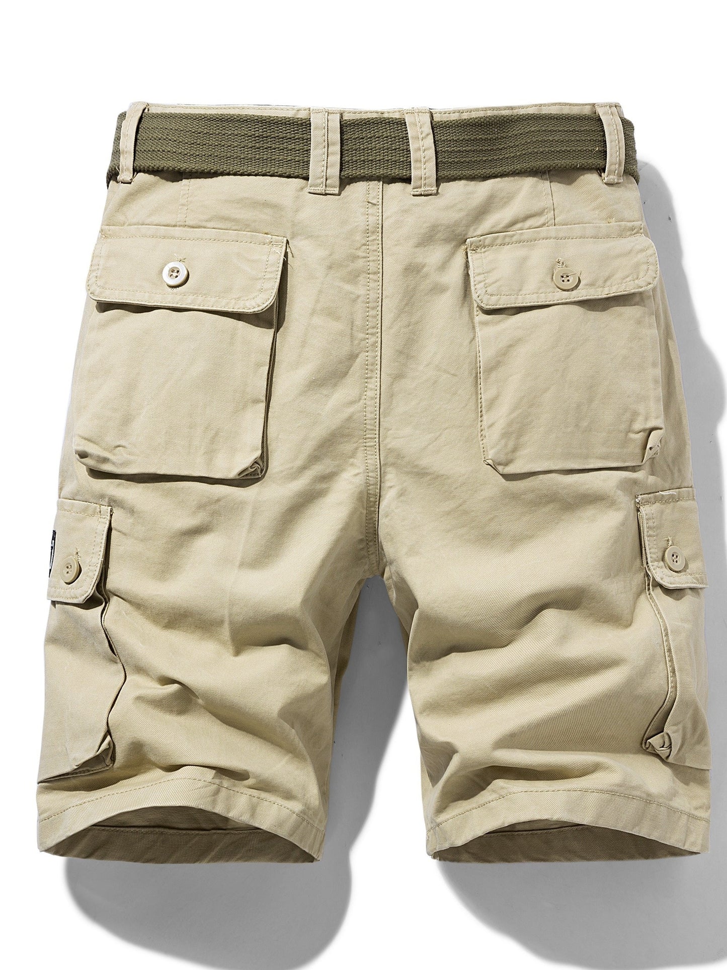 Herren Cargo Shorts mit Gürtel – Klassisches Freizeitdesign, Ideal für Outdoor und Alltag