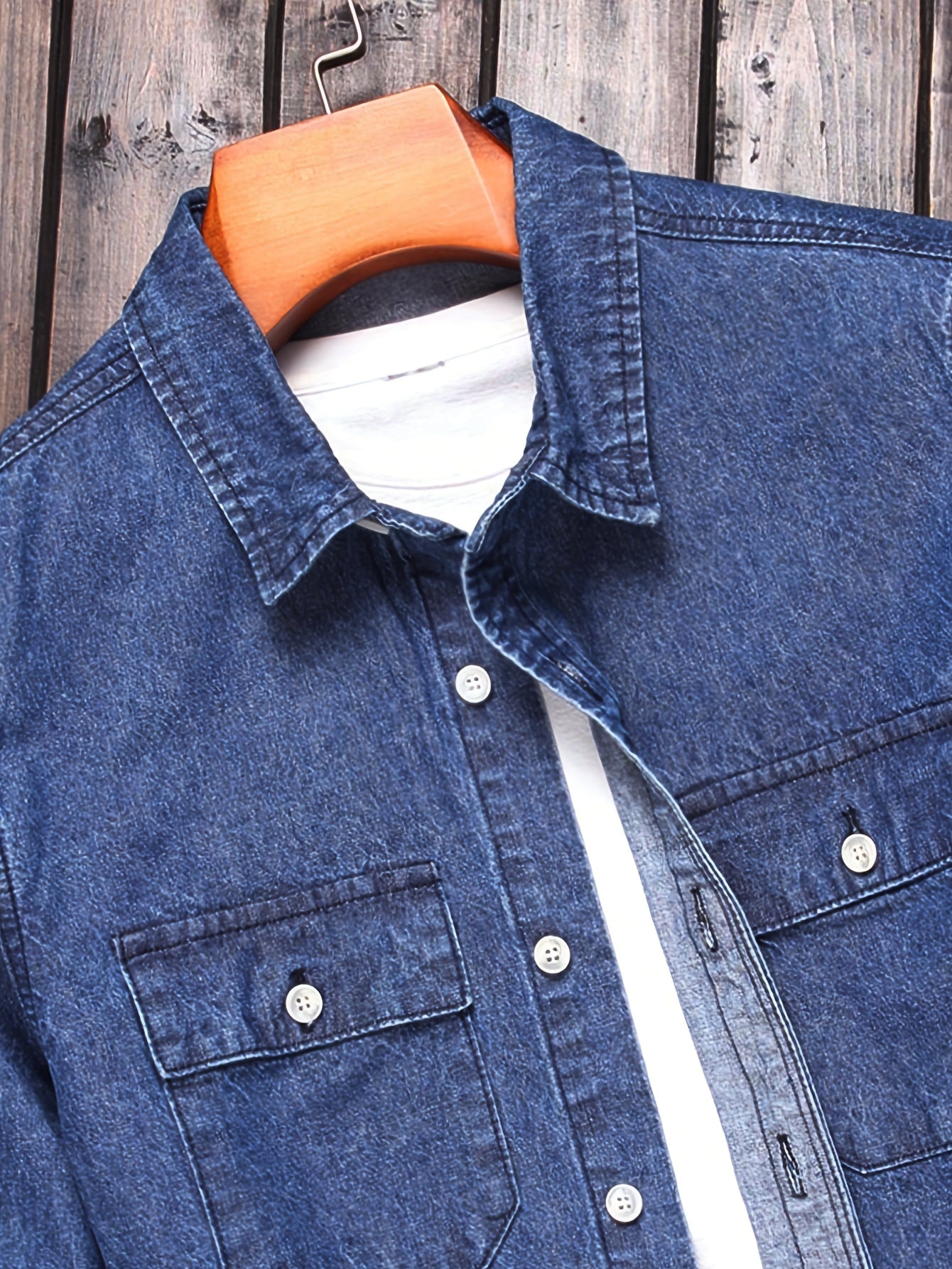 Herren Jeanshemd im lässigen Stil für Freizeit und Alltag