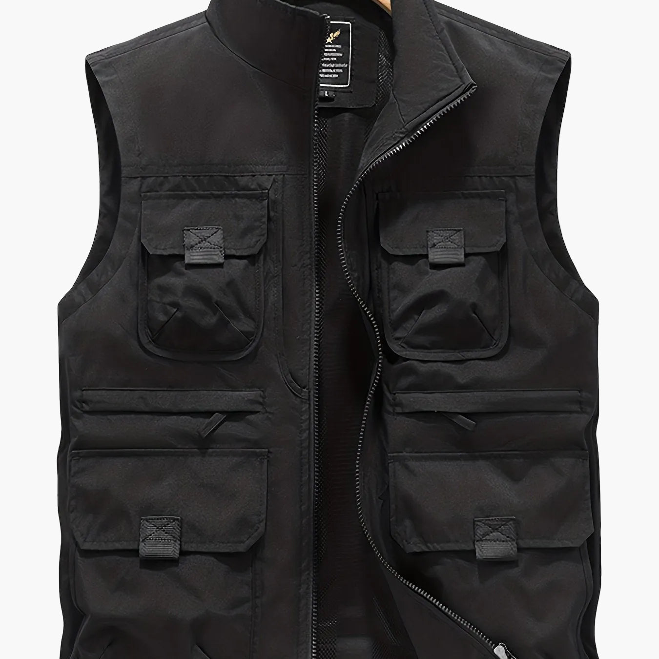 Herren Outdoor Weste mit Mehreren Taschen – Funktionelle Freizeit- und Angelweste