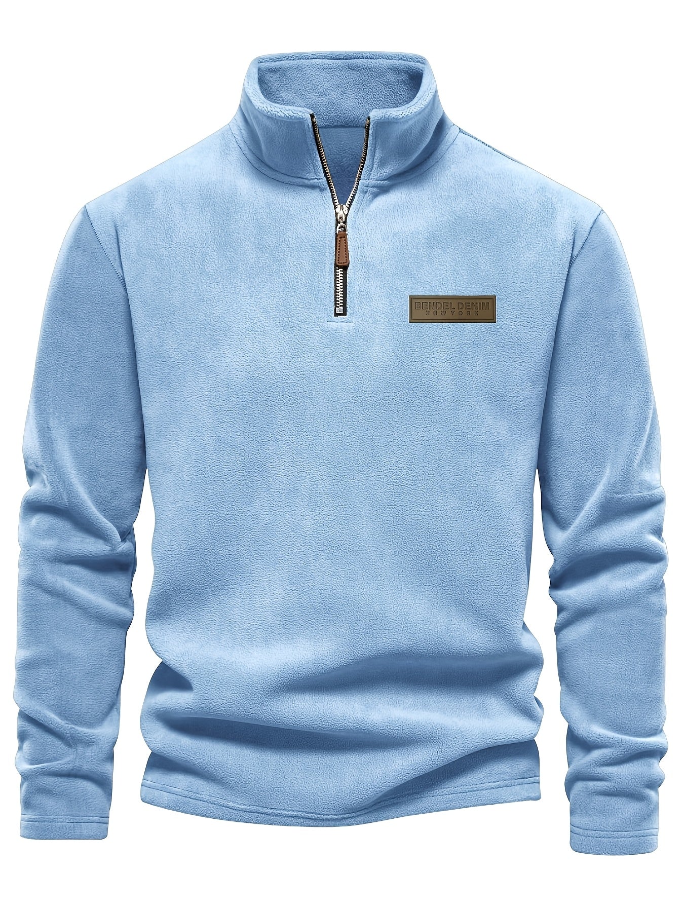 Herren Quarter-Zip Pullover – Moderner Freizeit-Look mit Stehkragen und Minimalistischem Design