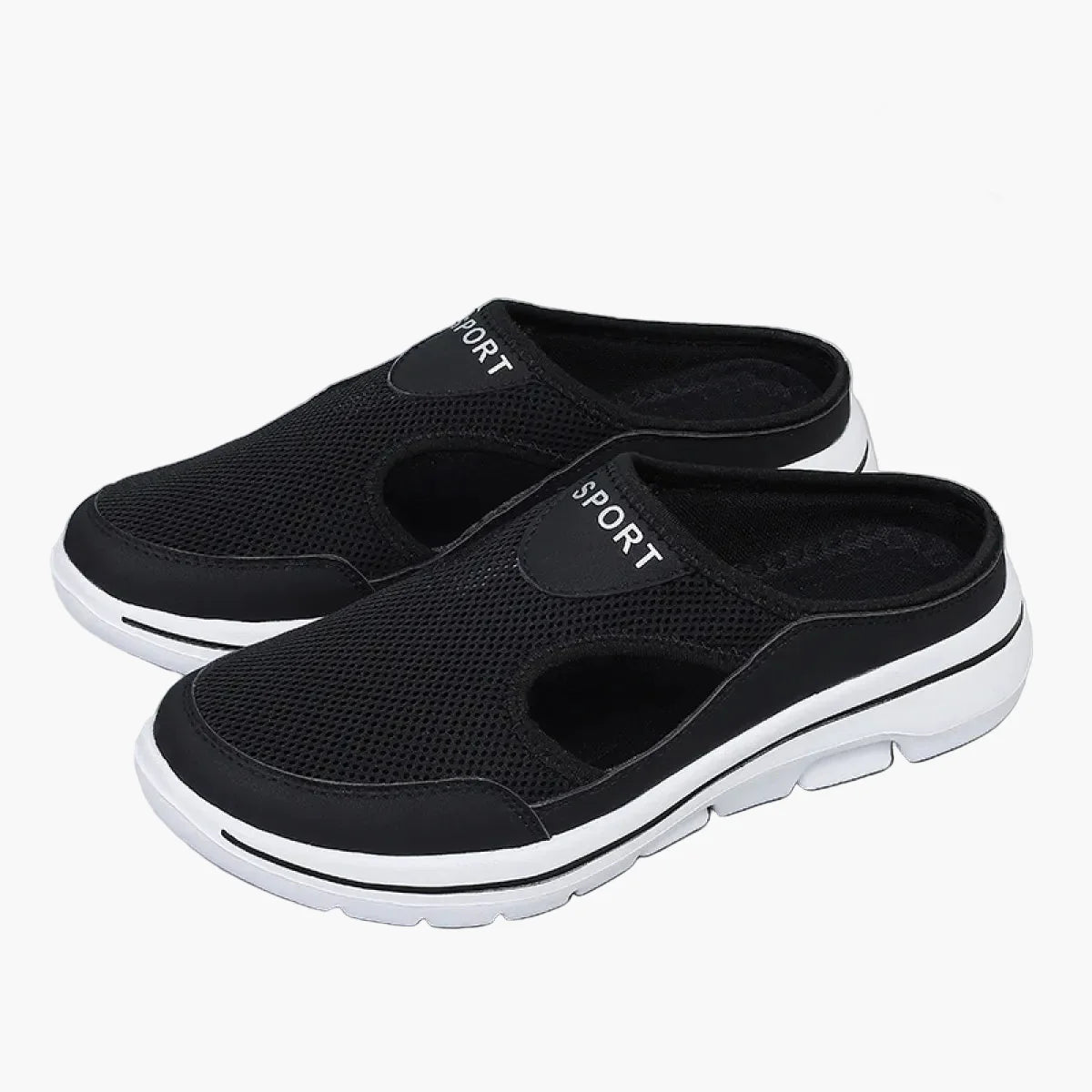 Herren Orthopädische Slipper – Bequeme Sportliche Freizeitschuhe mit Atmungsaktiver Mesh-Struktur