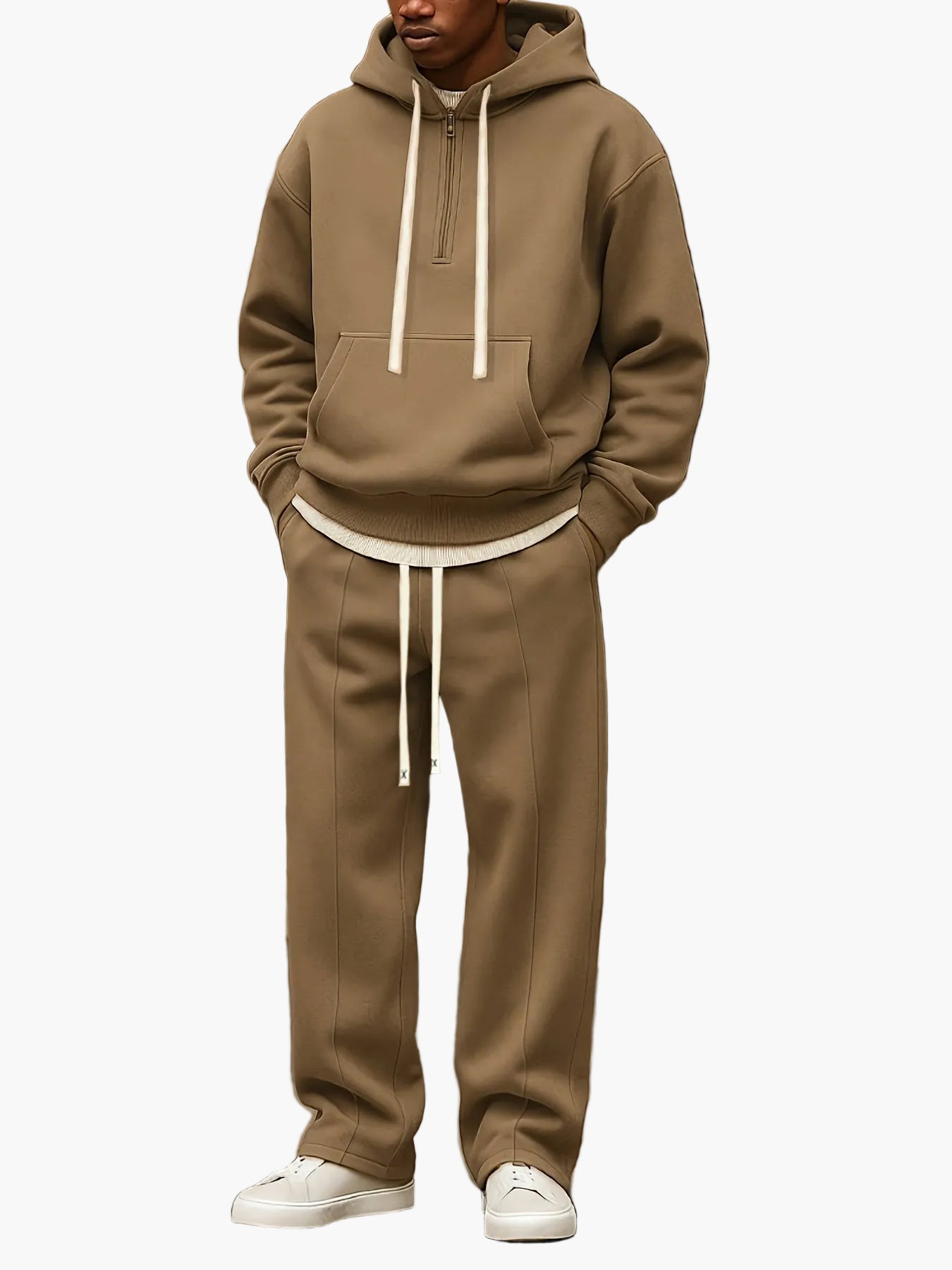 Herren Freizeit Hoodie Set – Lockerer Stil für Herbst und Winter, ideal für Alltag und Sport