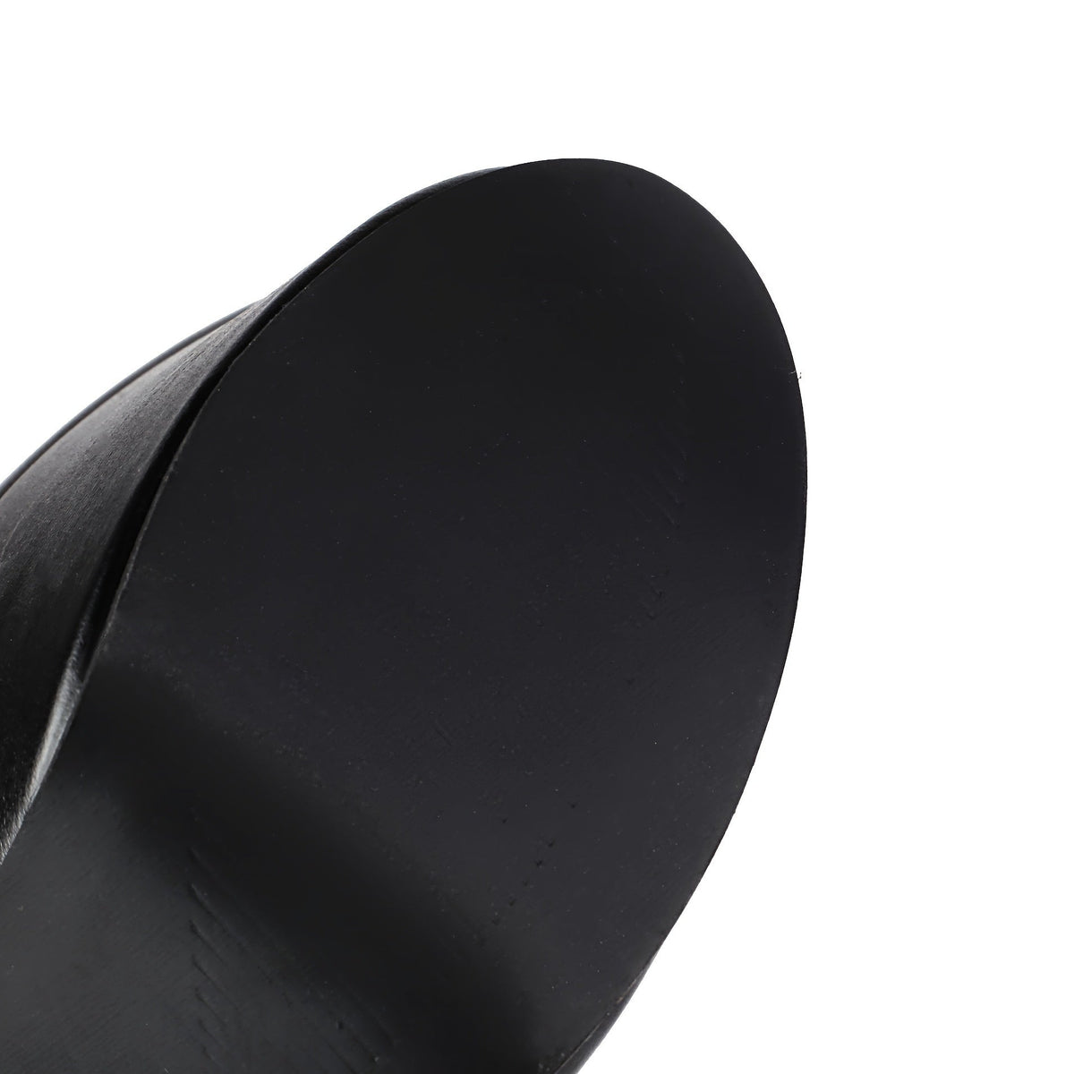 Overknee-Stiefel Damen mit Plateau und Blockabsatz Schwarz Glänzend