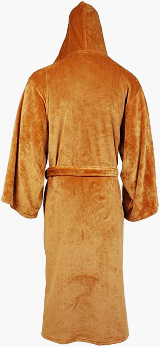 Herren Bademantel im Jedi & Sith Cosplay Stil – Flanell, Kapuze, Extra Lang, Ideal für Zuhause und Kostümpartys