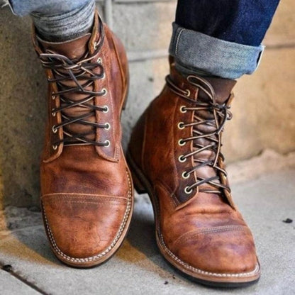 Herren Klassische Stiefeletten – Zeitlose Lederboots für Alltag und Business