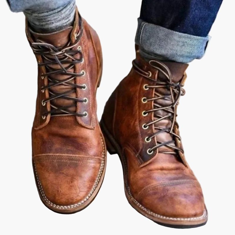 Herren Klassische Stiefeletten – Zeitlose Lederboots für Alltag und Business