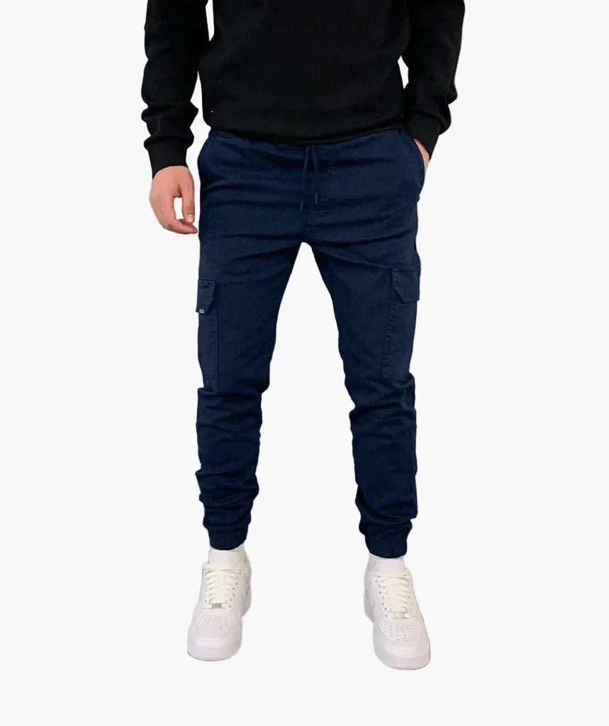 Moderne Herren Cargo-Jogger mit Tunnelzug