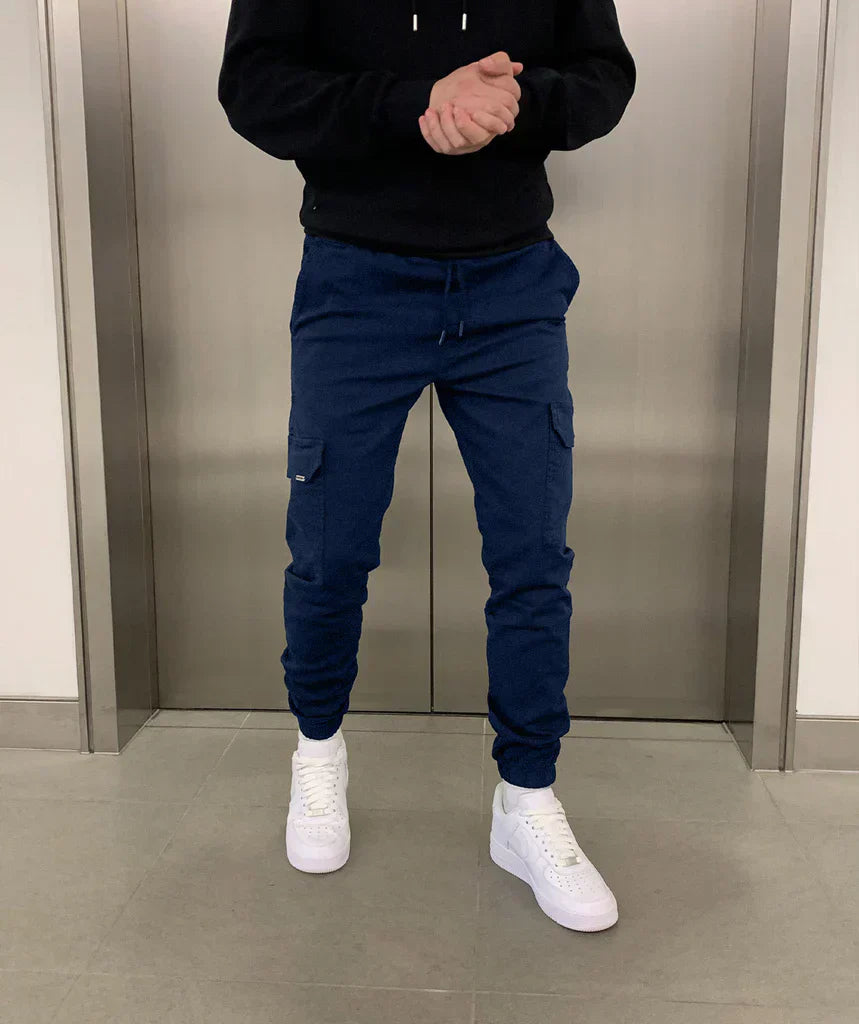 Moderne Herren Cargo-Jogger mit Tunnelzug