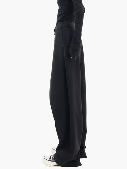 Damen Weitbein-Hose mit Wickeloptik – Modische und vielseitige Streetwear für Alltag und Ausgehen