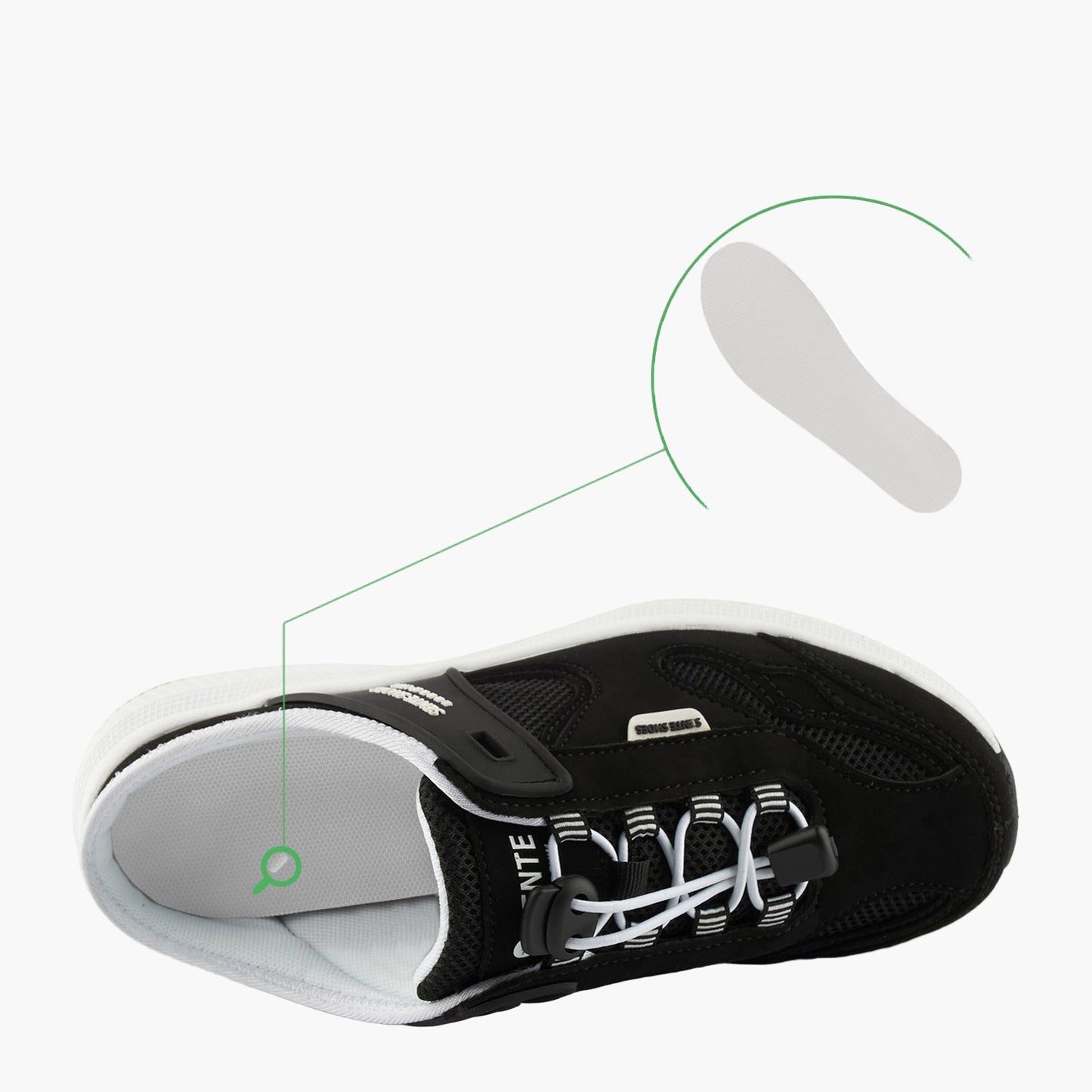 Unisex Komfort-Sportschuh für Alltag und Freizeit – Slip-On Sneaker mit Dämpfung