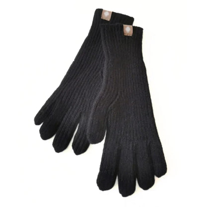 Unisex Strickhandschuhe Gerippt Warm Winter Handschuhe mit Etikett