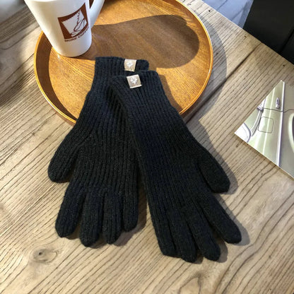 Unisex Strickhandschuhe Gerippt Warme Winter Handschuhe in mehreren Farben