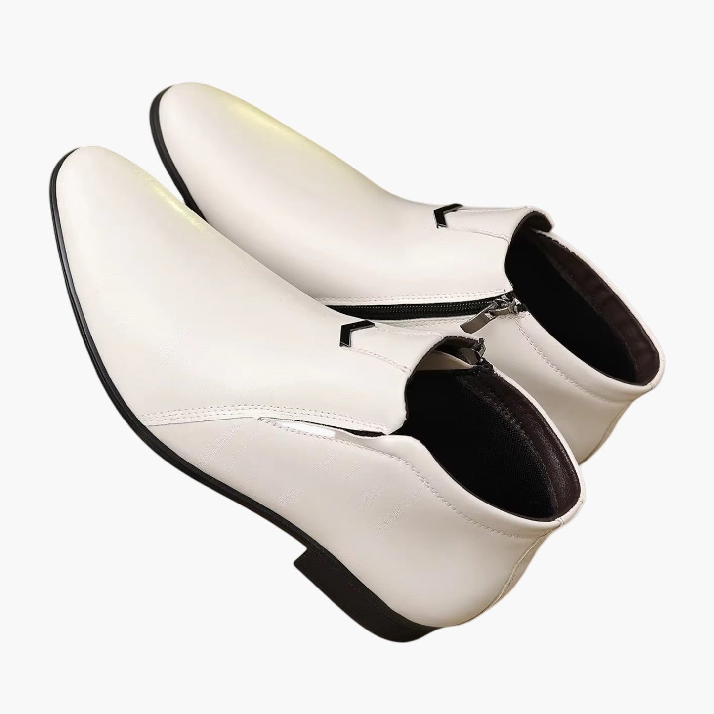 Herren Retro Leder Stiefeletten – Elegante High-Top Boots für Alltag & Freizeit