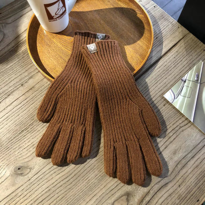 Unisex Strickhandschuhe Gerippt Warme Winter Handschuhe in mehreren Farben