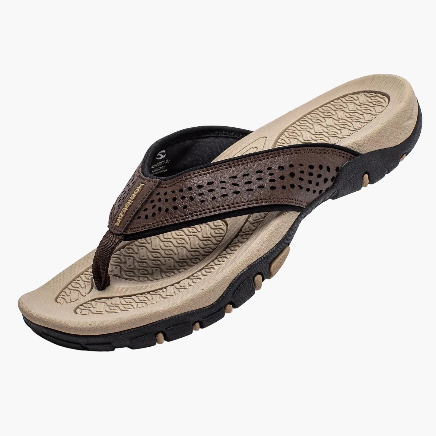 Herren Zehentrenner-Sandalen mit Fußgewölbestütze – Sportlich & Orthopädisch, Ideal für Alltag, Strand und Outdoor