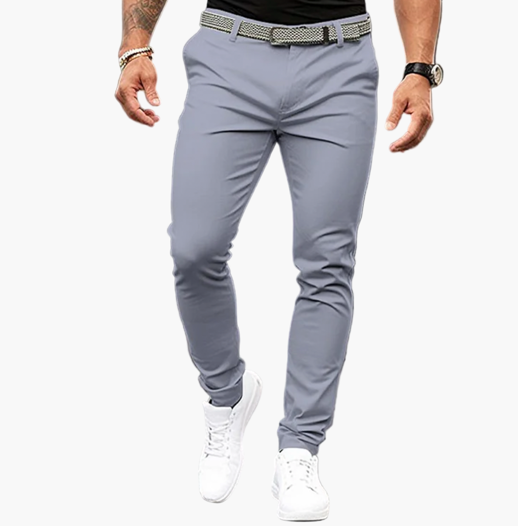 Herren Slim-Fit Freizeithose – Moderne Alltagshose für Büro & Freizeit