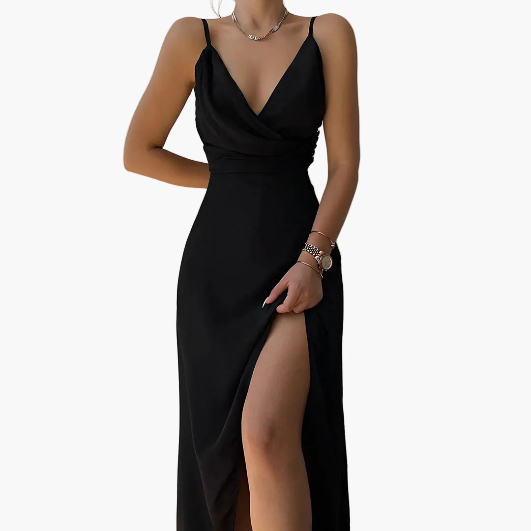 Elegantes Damen-Abendkleid mit Beinschlitz