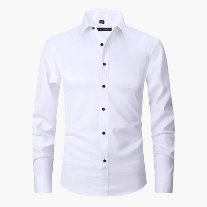 Herren Business-Hemd Slim Fit – Elegantes, Knitterfreies Langarmhemd für Büro & Freizeit