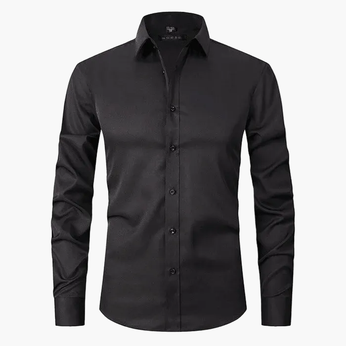 Herren Business-Hemd Slim Fit – Elegantes, Knitterfreies Langarmhemd für Büro & Freizeit