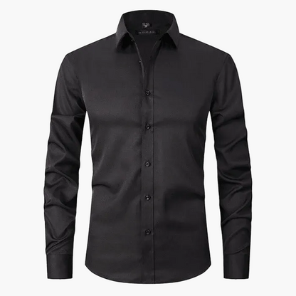 Herren Business-Hemd Slim Fit – Elegantes, Knitterfreies Langarmhemd für Büro & Freizeit