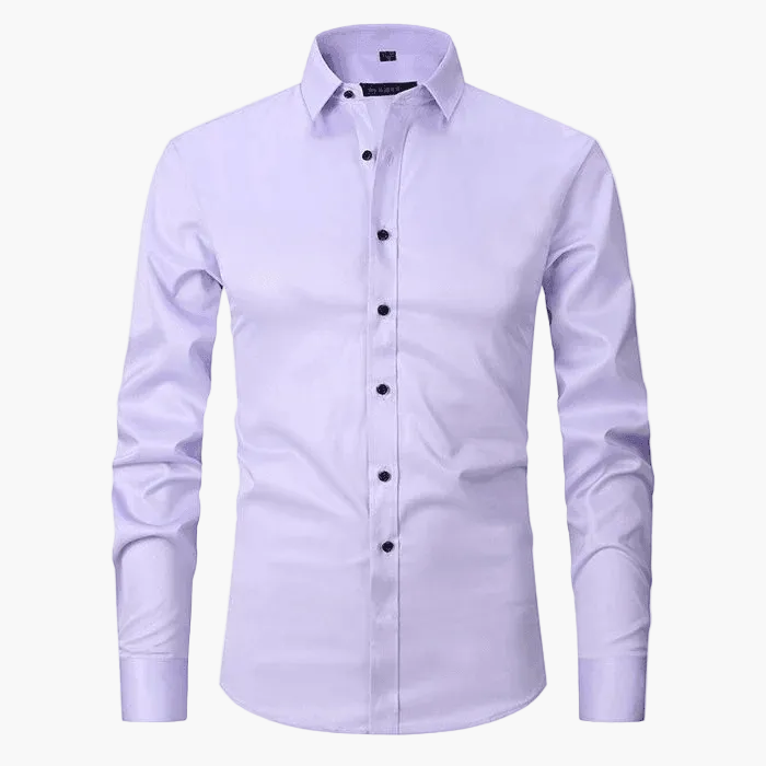 Herren Business-Hemd Slim Fit – Elegantes, Knitterfreies Langarmhemd für Büro & Freizeit