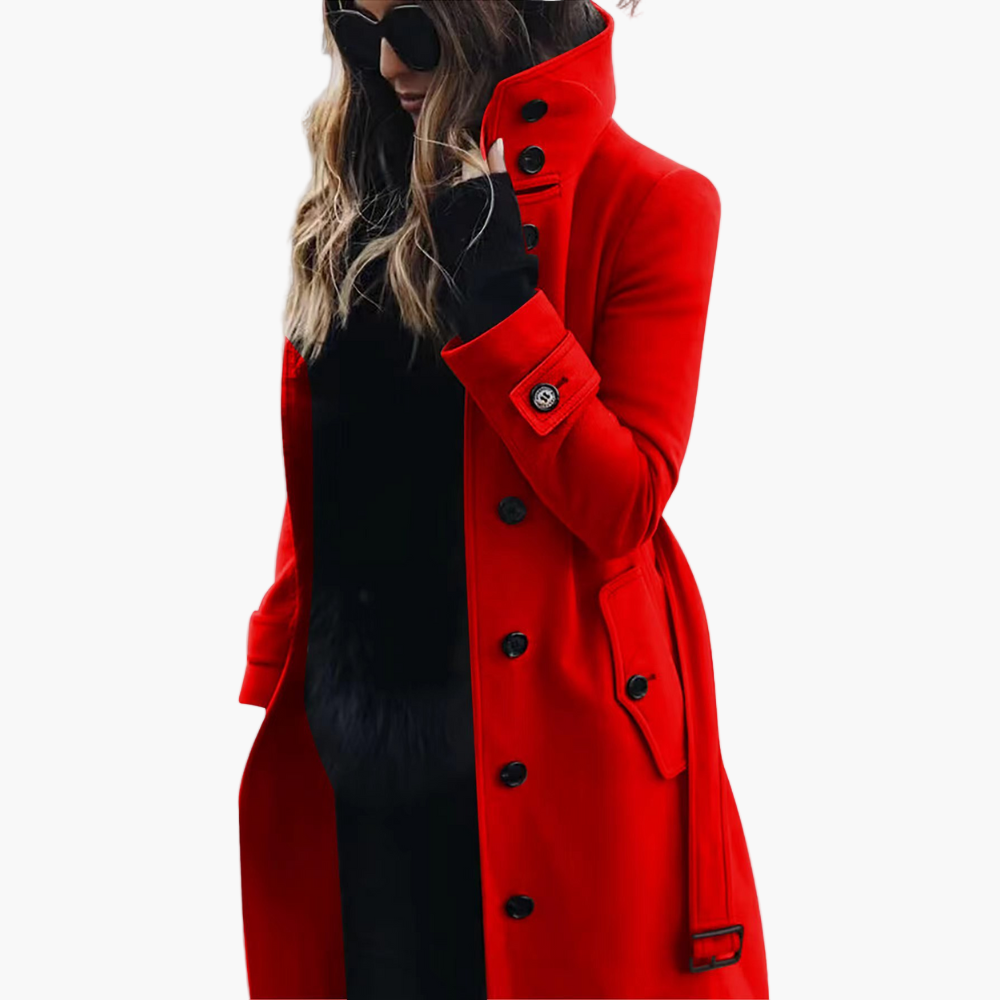 Damen Elegante Trenchcoat Übergangsjacke – Klassisch, Modern, Vielseitig für Alltag und Business