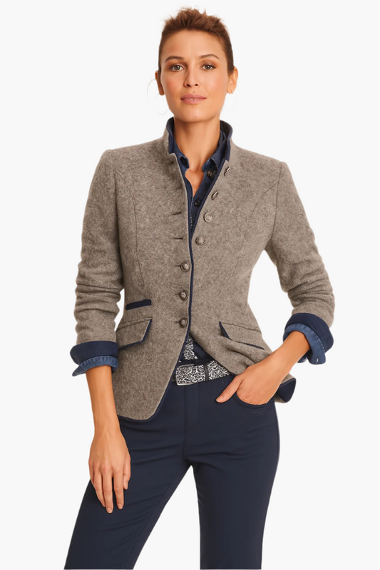 Damen Blazer Modern Business Chic – Stilvolle Jacke für Büro und Freizeit