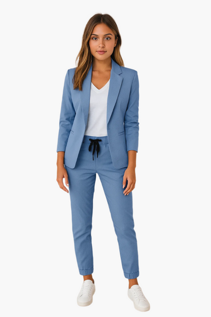Damen Anzug mit Blazer und Hose im Modernen Stil